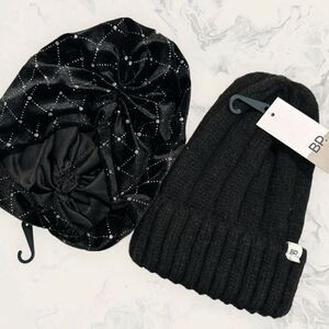 NWT Bundle of Two : Jessica McClintock  Black Sparkle Head Band and Nordstrom BO